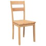 Sillas de comedor 2 uds madera maciza natural caucho von , Essstühle - Ref: Foro24-4102383, Preis: 99,61 €, Rabatt: %