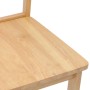 Sillas de comedor 2 uds madera maciza natural caucho von , Essstühle - Ref: Foro24-4102383, Preis: 99,61 €, Rabatt: %