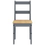 Juego de comedor Panama 4 pzas madera maciza de pino gris von , Möbelsets für Küchen und Esszimmer - Ref: Foro24-3345168, Pre...
