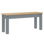 Juego de comedor Panama 4 pzas madera maciza de pino gris von , Möbelsets für Küchen und Esszimmer - Ref: Foro24-3345177, Pre...