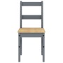 Juego de comedor Panama 4 pzas madera maciza de pino gris von , Möbelsets für Küchen und Esszimmer - Ref: Foro24-3345177, Pre...