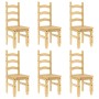Juego de comedor Panama 7 pzas madera maciza de pino by , Furniture sets for kitchens and dining rooms - Ref: Foro24-3345212,...