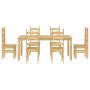 Juego de comedor Panama 7 pzas madera maciza de pino by , Furniture sets for kitchens and dining rooms - Ref: Foro24-3345212,...