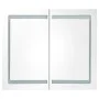 Glossy black LED mirror bathroom cabinet 80x12x68 cm by vidaXL, bathroom vanities - Ref: Foro24-326512, Price: 187,15 €, Disc...