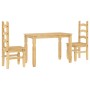Juego de comedor Panama 3 pzas madera maciza de pino von , Möbelsets für Küchen und Esszimmer - Ref: Foro24-3345194, Preis: 2...