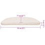 Alfombrilla escalera 30 uds. Blanco 56x17x3 cm de , Alfombrillas para escalones - Ref: Foro24-3365805, Precio: 158,01 €, Desc...