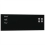 Pizarra magnética de pared vidrio templado negro 60x20 cm by , White boards - Ref: Foro24-4008616, Price: 20,74 €, Discount: %