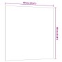 Pizarra magnética de pared vidrio templado blanco 60x60 cm von , Whiteboards - Ref: Foro24-4008637, Preis: 39,80 €, Rabatt: %