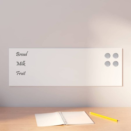 Pizarra magnética de pared vidrio templado blanco 60x20 cm von , Whiteboards - Ref: Foro24-4008635, Preis: 21,14 €, Rabatt: %