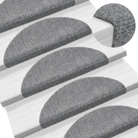 Selbstklebende Treppenstufenmatten 10 Stück grau 56x17x3 cm von vidaXL, Treppenmatten - Ref: Foro24-149681, Preis: 31,00 €, R...