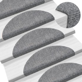 Selbstklebende Treppenstufenmatten 10 Stück grau 56x17x3 cm von vidaXL, Treppenmatten - Ref: Foro24-149681, Preis: 31,63 €, R...