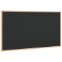 Pizarra con marco de madera maciza de pino negra 100x55 cm by , Notice boards - Ref: Foro24-4017414, Price: 42,17 €, Discount: %