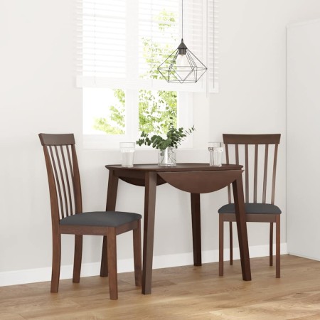 Sillas de comedor con cojines 2 uds madera maciza marrón caucho von , Essstühle - Ref: Foro24-4102388, Preis: 112,71 €, Rabat...