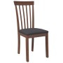 Sillas de comedor con cojines 2 uds madera maciza marrón caucho von , Essstühle - Ref: Foro24-4102388, Preis: 112,71 €, Rabat...