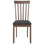 Sillas de comedor con cojines 2 uds madera maciza marrón caucho von , Essstühle - Ref: Foro24-4102388, Preis: 112,71 €, Rabat...