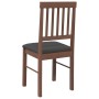 Sillas de comedor con cojines 2 uds madera maciza marrón caucho de , Sillas de comedor - Ref: Foro24-4102426, Precio: 106,02 ...