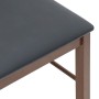 Sillas de comedor con cojines 2 uds madera maciza marrón caucho de , Sillas de comedor - Ref: Foro24-4102426, Precio: 106,02 ...