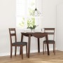 Sillas de comedor con cojines 2 uds madera maciza marrón caucho von , Essstühle - Ref: Foro24-4102381, Preis: 97,53 €, Rabatt: %