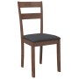 Sillas de comedor con cojines 2 uds madera maciza marrón caucho von , Essstühle - Ref: Foro24-4102381, Preis: 97,53 €, Rabatt: %
