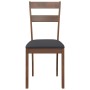 Sillas de comedor con cojines 2 uds madera maciza marrón caucho von , Essstühle - Ref: Foro24-4102381, Preis: 97,53 €, Rabatt: %