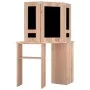 Tocador de esquina con LED roble 111x54x141,5 cm de vidaXL, Tocadores para dormitorios - Ref: Foro24-326533, Precio: 172,68 €...