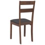 Sillas de comedor con cojines 2 uds madera maciza marrón caucho von , Essstühle - Ref: Foro24-4102381, Preis: 97,53 €, Rabatt: %