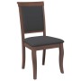 Sillas de comedor con cojines 2 uds madera maciza marrón caucho von , Essstühle - Ref: Foro24-4102487, Preis: 187,50 €, Rabat...