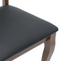 Sillas de comedor con cojines 2 uds madera maciza marrón caucho von , Essstühle - Ref: Foro24-4102487, Preis: 187,50 €, Rabat...