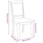 Sillas de comedor con cojines 2 uds madera maciza marrón caucho von , Essstühle - Ref: Foro24-4102487, Preis: 187,50 €, Rabat...