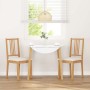 Sillas de comedor con cojines 2uds madera maciza natural caucho von , Essstühle - Ref: Foro24-4102397, Preis: 123,41 €, Rabat...