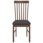 Sillas de comedor con cojines 2 uds madera maciza marrón caucho von , Essstühle - Ref: Foro24-4102500, Preis: 124,41 €, Rabat...
