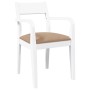 Sillas de comedor con cojines 2uds madera maciza blanco caucho von , Essstühle - Ref: Foro24-4102514, Preis: 174,88 €, Rabatt: %