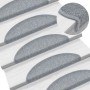 Stair mats 10 units light gray 56x17x3 cm by vidaXL, Stair mats - Ref: Foro24-149741, Price: 41,66 €, Discount: %