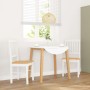 Sillas de comedor 2 unidades madera maciza de caucho blanco by , dining chairs - Ref: Foro24-4102430, Price: 109,00 €, Discou...