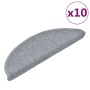 Stufenmatten 10 Stück hellgrau 56x17x3 cm von vidaXL, Treppenmatten - Ref: Foro24-149741, Preis: 41,66 €, Rabatt: %