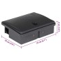 Trampas para ratones 10 uds. negro 13x10x4 cm de , Trampas para animales - Ref: Foro24-4106482, Precio: 16,58 €, Descuento: %
