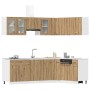 Set de muebles cocina 11 pzas madera ingeniería roble artesanal von , Küchenschränke - Ref: Foro24-3328578, Preis: 681,64 €, ...