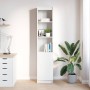 Aparador alto blanco 37,5x35x180 cm madera de ingeniería by , Sideboards - Ref: Foro24-861670, Price: 86,84 €, Discount: %