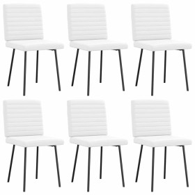 Sillas de comedor 6 uds cuero sintético blanco von , Essstühle - Ref: Foro24-3315542, Preis: 252,66 €, Rabatt: %
