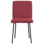 Sillas de comedor 2 unidades cuero sintético rojo tinto de , Sillas de comedor - Ref: Foro24-4101169, Precio: 88,56 €