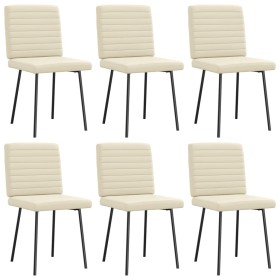 Sillas de comedor 6 unidades cuero sintético color crema von , Essstühle - Ref: Foro24-3315537, Preis: 251,04 €, Rabatt: %