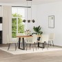 Sillas de comedor 6 unidades cuero sintético color crema by , dining chairs - Ref: Foro24-3315537, Price: 254,10 €, Discount: %