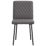 Sillas de comedor 2 unidades cuero sintético gris by , dining chairs - Ref: Foro24-4101115, Price: 88,74 €, Discount: %