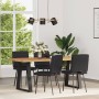 Sillas de comedor 4 unidades cuero sintético negro de , Sillas de comedor - Ref: Foro24-3315271, Precio: 169,78 €