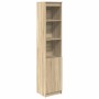 Aparador alto roble Sonoma 37,5x35x180 cm madera de ingeniería von , Sideboards - Ref: Foro24-861672, Preis: 86,68 €, Rabatt: %
