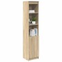 Aparador alto roble Sonoma 37,5x35x180 cm madera de ingeniería von , Sideboards - Ref: Foro24-861672, Preis: 86,68 €, Rabatt: %