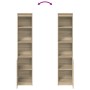 Aparador alto roble Sonoma 37,5x35x180 cm madera de ingeniería von , Sideboards - Ref: Foro24-861672, Preis: 86,68 €, Rabatt: %