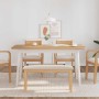 Banco 90 cm Madera Maciza Caucho von , Ess- und Küchenbänke - Ref: Foro24-4102594, Preis: 74,52 €, Rabatt: %