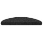 Alfombrillas de escaleras autoadhesivas 10 uds negro 56x17x3 cm de vidaXL, Alfombrillas para escalones - Ref: Foro24-149679, ...