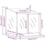 Nido para gallinas con 2 compartimentos plateado galvanizado von , Käfige und Lebensräume für Kleintiere - Ref: Foro24-864348...